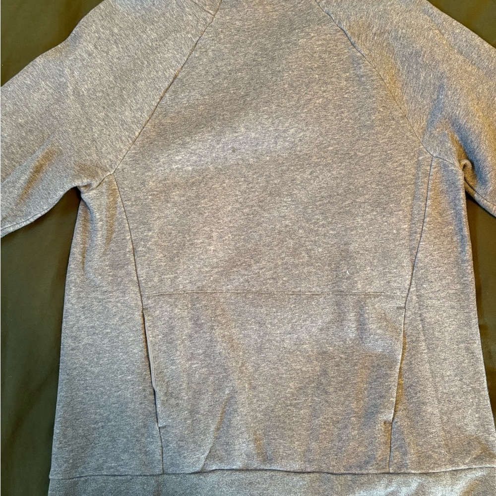 Fabletics Light Gray Women's Mock Neck Sweatshirt - image 2